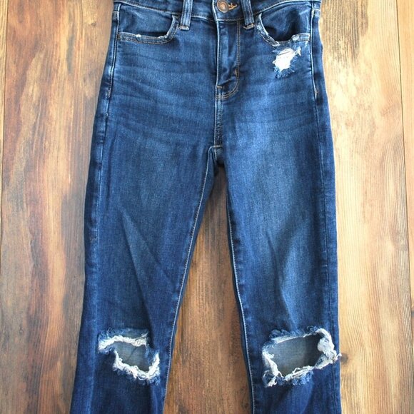 American Eagle Next Level Stretch Hi Rise Jegging Jeans Size 000 - Picture 3 of 9